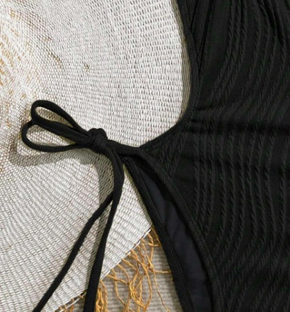 Knitted Black Sexy Bikini Swimwear